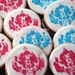 Custom Elegant Damask Cookies 1 dozen