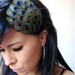 Penelope Eye Peacock Feather Hair Clip
