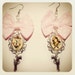 Sailor Jerry style pin-up bow earrings