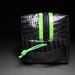 Carbon Fiber Toiletry Kit - Black and Lime Green - Mens Dopp Kit - Vegan
