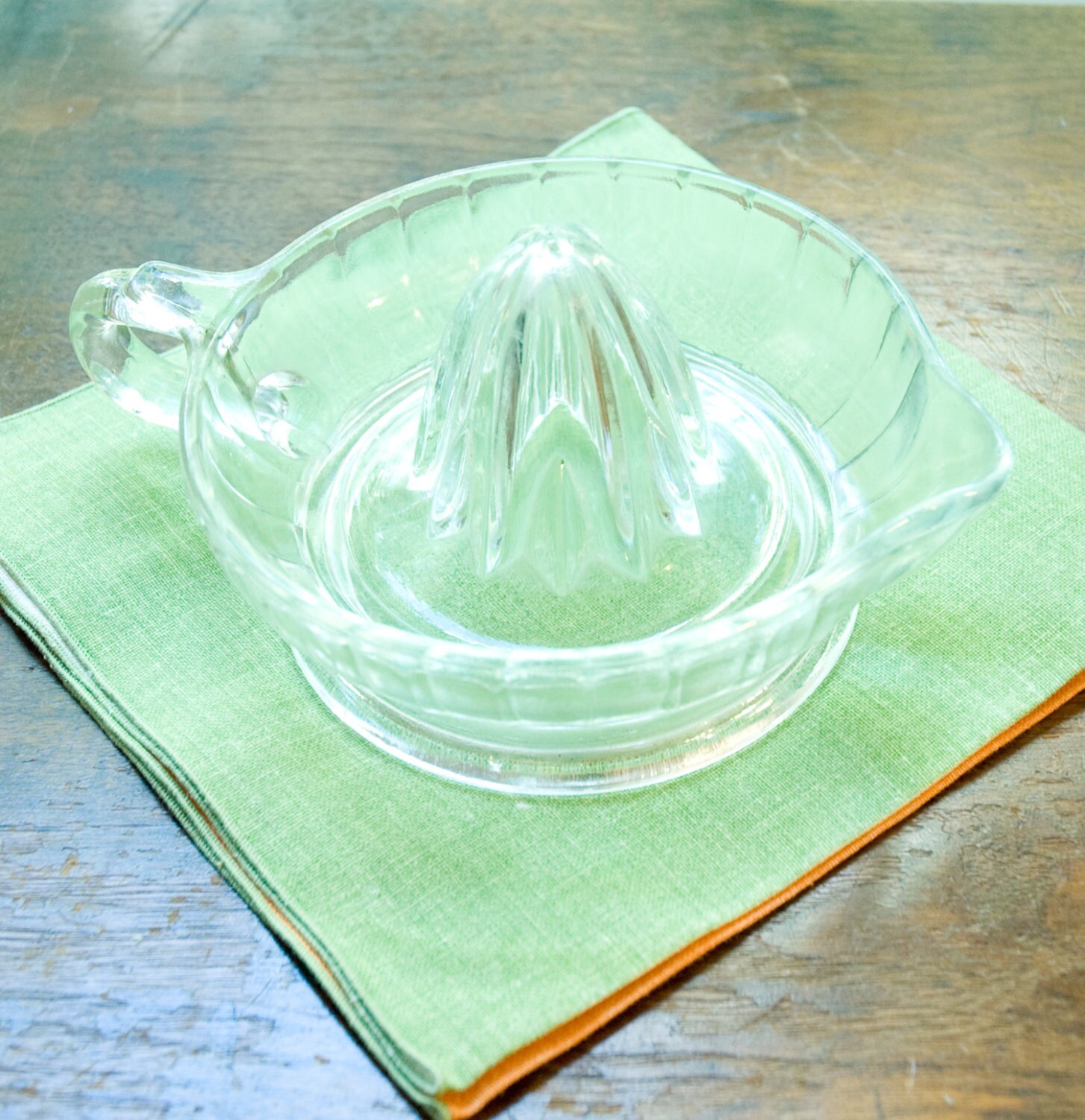 Vintage Glass Reamer Juicer