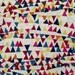 liberty of london - small fat 1/4 - robin - red, orange, pink and blue