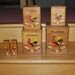 Vintage Rossini Wooden Canister Set With Shakers