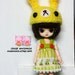 dress for obitsu body 11 cms.