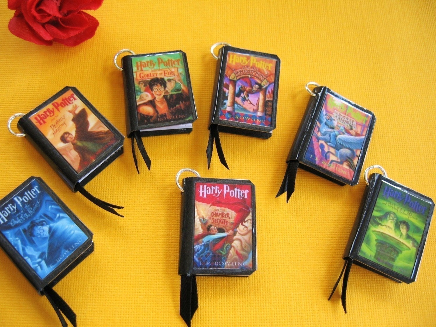 7-mini-book-charms-harry-potter-series-inspired-handmade