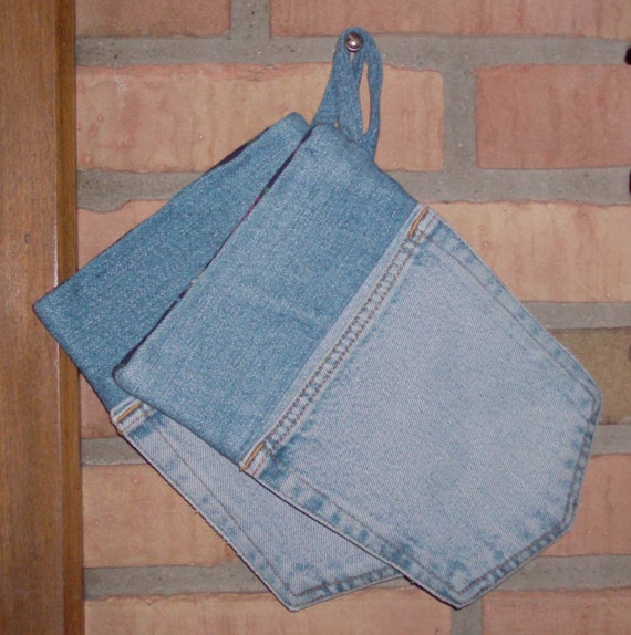 CustomMade Pocket Oven Mitts by fromlosttofound on Etsy