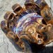 Candle holder / incense burner, "Circle of Druids" , handmade ceramic