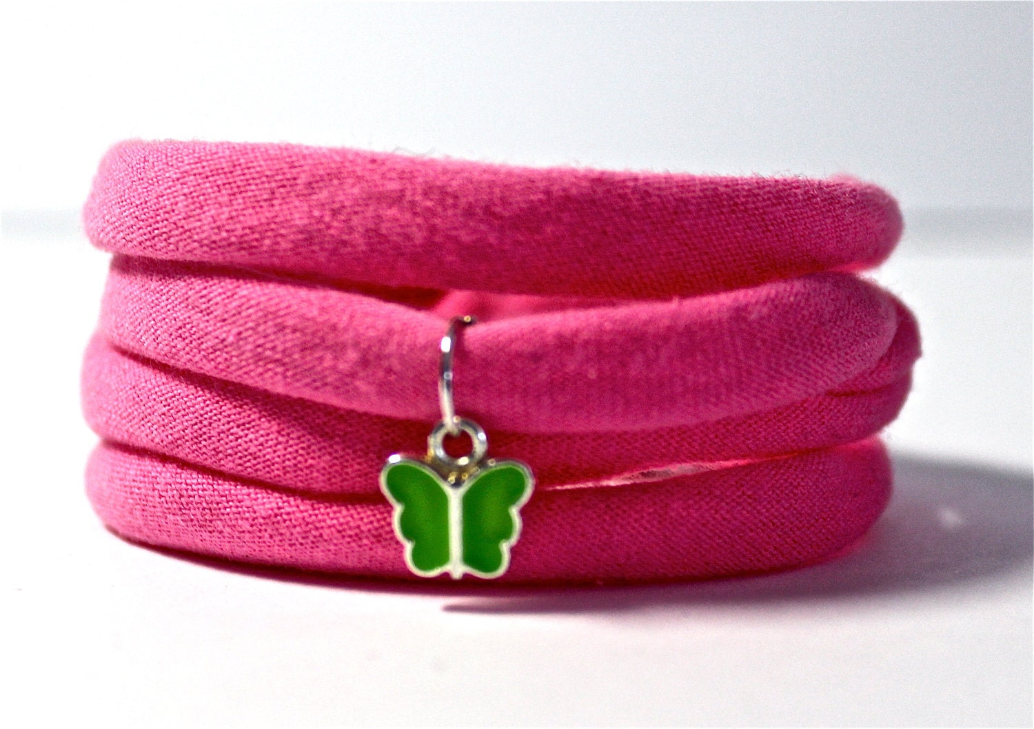 Childrens Bracelet Bracelet Children Cuff Pink w/