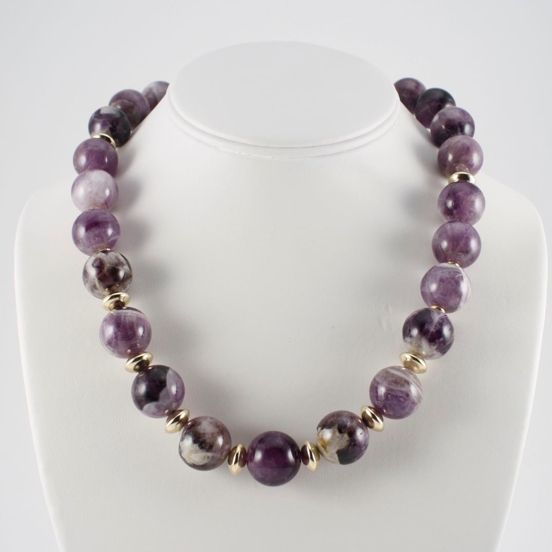 Amethyst Beaded Necklace