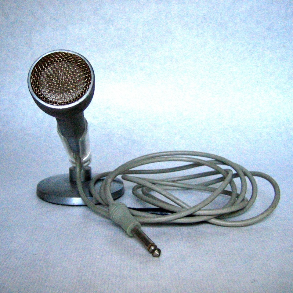 Vintage Sonotone CM11 Ceramic Bullet Harp Mic