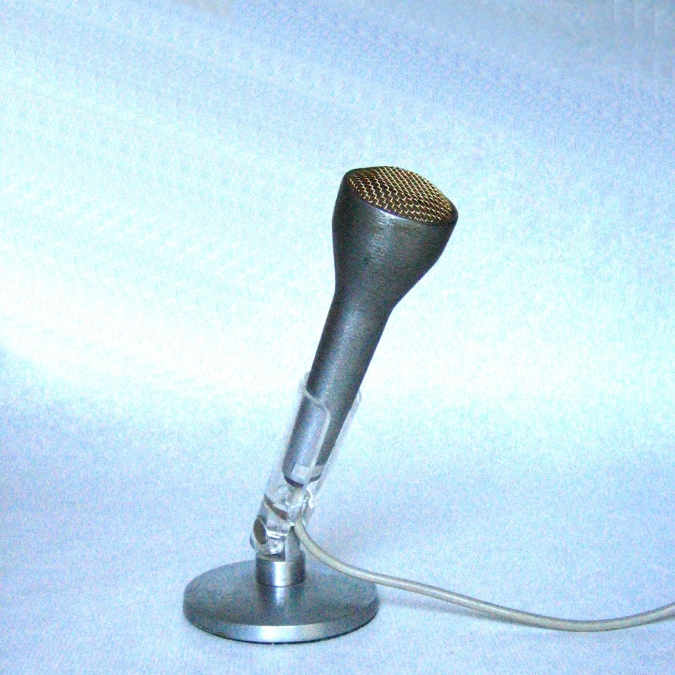 Vintage Sonotone CM11 Ceramic Bullet Harp Mic