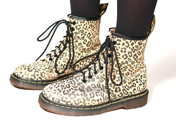 doc martens leopard print boots