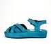 Vtg 90's Esprit Turquoise Nubuck Ankle Strap Flatform Platform Sandals 6.5