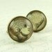 SALE - Phrenology Head Cufflinks - Vintage Medical Illustration Geekery Cuff Links