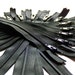 Ten 20 Inch Black Zippers YKK Color 580