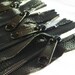 14 Inch YKK Long Pull Handbag Purse Zippers Color 580 Black 10 Pieces