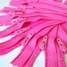 Ten Pink 14 Inch Zippers