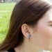 Tiny Figure Earring: Blue & Red