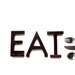 Vintage Letters EAT - Painted Wood