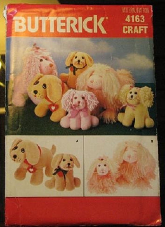 vintage stuffed dogs