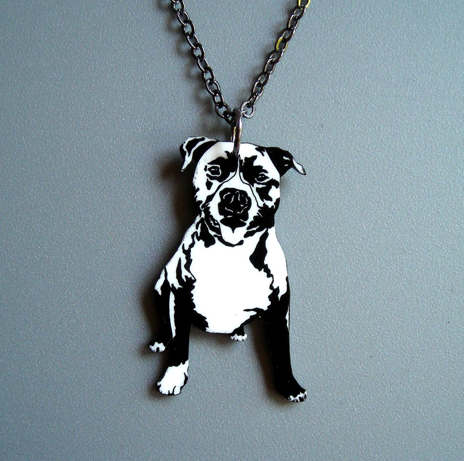 Smiling Pit Bull Necklace 5 dollars from Every necklace sold