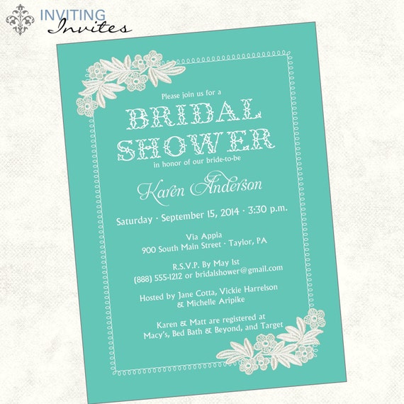 Bridal Shower Invitation Language 5