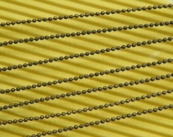 33feet(10m) 2.5mm Bronze Color Ball Chain L01