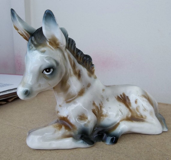 porcelain donkey