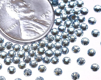 3mm Swarovski Crystal Components Rhinestones - Aquamarine (SS9) - 50 pc set