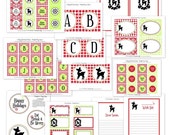 Printable Christmas Party Collection - Vintage Rudolph Holiday - The TomKat Studio Il_170x135
