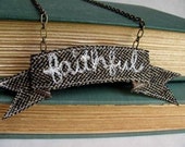 Faithful Banner Necklace
