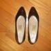 Vintage 1980's 1990's Brown Ferragamo Pumps Heels Crocodile Croc Size 7 B