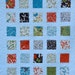 Chrysalis Modern Windowpanes Patchwork Baby Crib Quilt / Blanket - READY TO SHIP