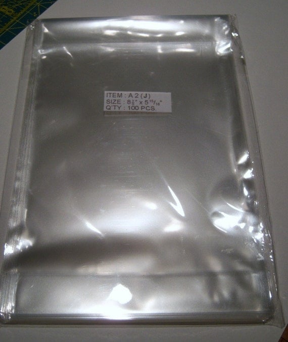 100A2 sized Plastic Card Sleeves