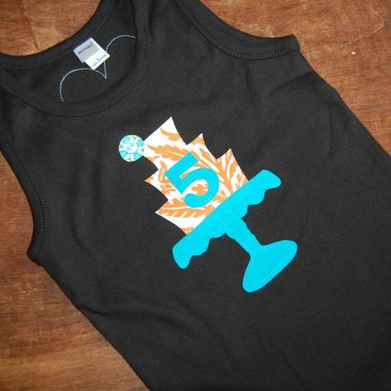 Girls 5th Birthday shirt Ready To Ship Birthday Cake Shirt or Tee Il_570xn