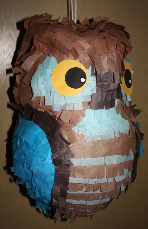 Items similar to Blue Owl Pinata on Etsy