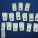 80pcs Woven Labels, Size Tags 1-10,11/12,13/14,s,m,lg ( Including Registered Post Shipping )