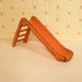 Reserved for H - Kilgore Iron Dollhouse Furniture - Orange Slide in Three Quarter Scale