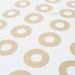 Kraft Circle Reinforcement Stickers - FREE SHIPPING