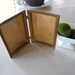 vintage Double Rustic Painted Tin Frames
