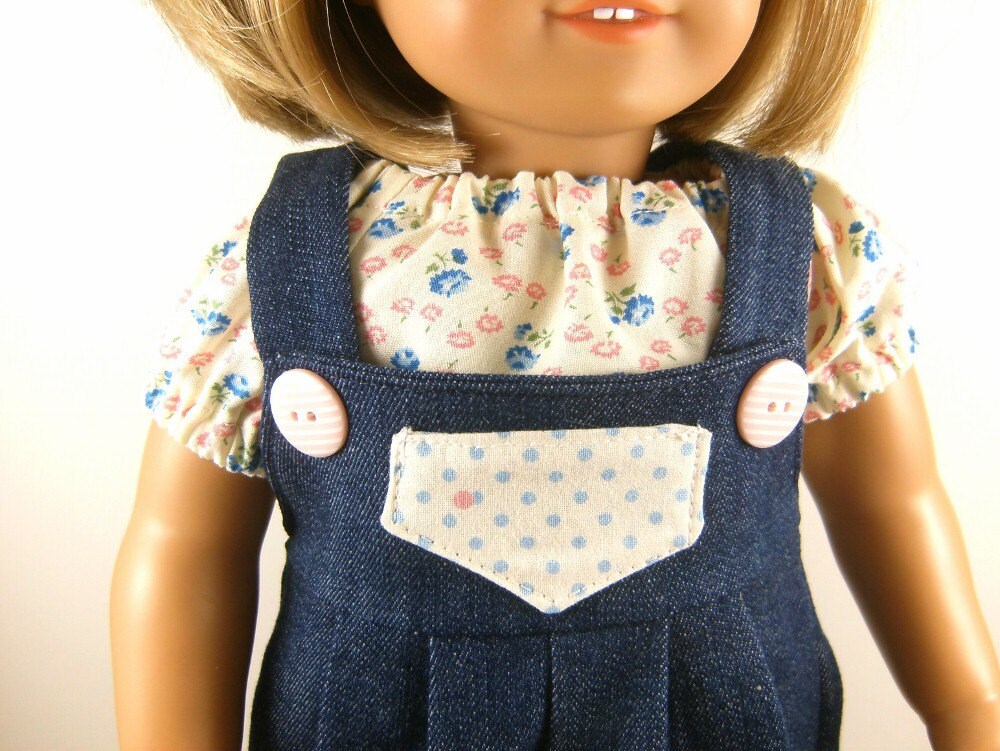 Fits American Girl Doll Other 18 Inch Dolls Overalls and