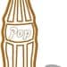 Embroidery Design Applique Soda Pop Bottle