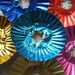 Vintage Tin Christmas Light Reflectors Lot of 6