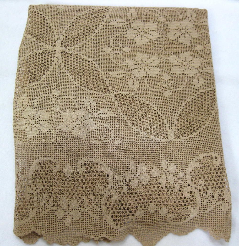 Handmade Vintage Lace Tablecloth Portugal