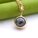 Simple Black Diamond Drop - READY TO SHIP