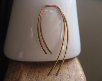 niobium earrings. rose gold earings. hypoallergenic earrings. minimalist. modern. splurge.