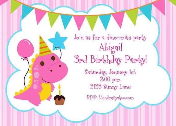 Cute Birthday Invitations 3