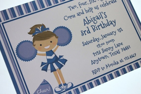 Blue Cheer Birthday Invitations Il_570xn