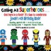 Superboys Birthday Invitations - 1.00 each with envelopes