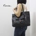 DISCONTINUED DESIGN / READY TO SHIP / CLEARANCE SALE - LUXE Sequin Canvas Tote in Black